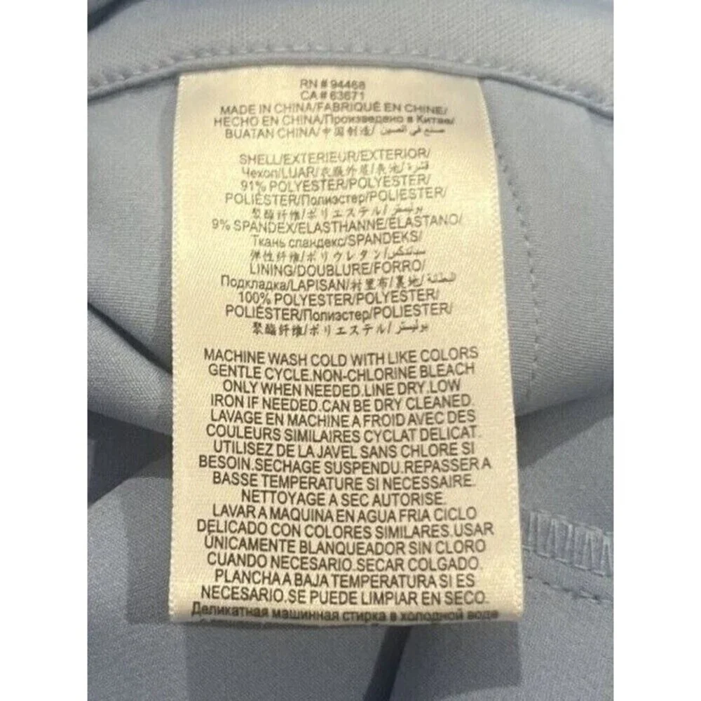 BCBGeneration Womens Slim Fit Sleeveless Tie Strap Skort Romper Size Medium Blue - Picture 12 of 12